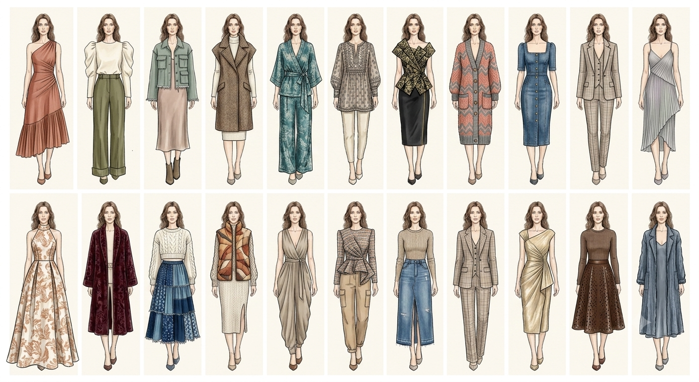 Second half of the AI-generated fashion collection