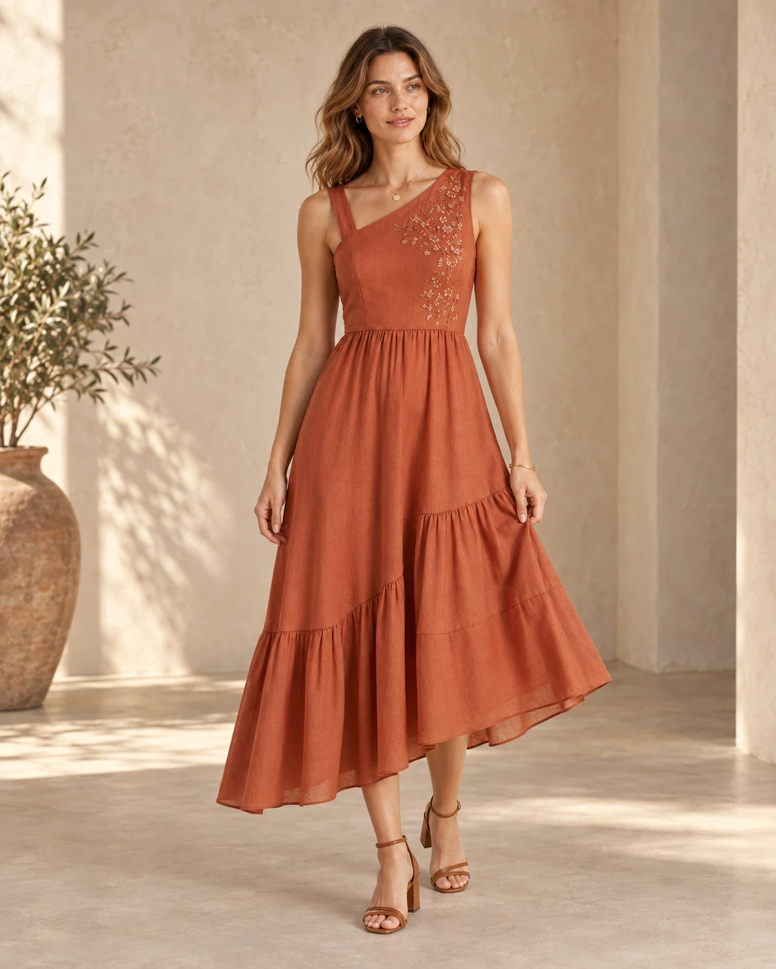 Terracotta dress from the catalog enrichment project's image collection